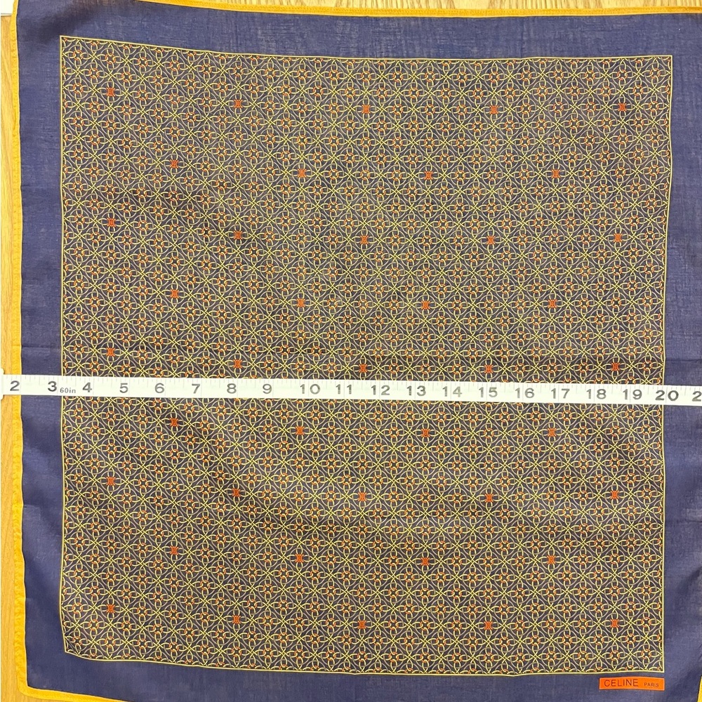 Celine Cotton Scarf / Handkerchief - Picture 3 of 4